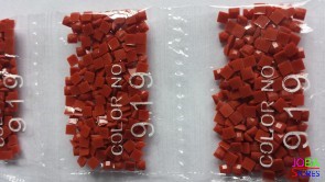 Nummer 919 vierkante steentjes (klein)