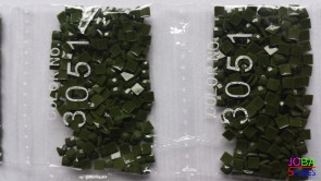 Nummer 3051 vierkante steentjes (klein)