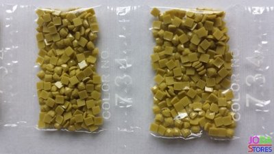 Nummer 734 vierkante steentjes (klein)